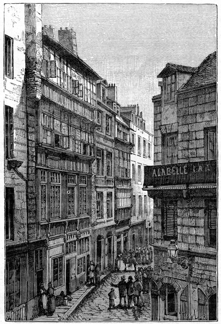 René Duguay-Trouins hjem, Saint-Malo, 1898 af Unbekannt