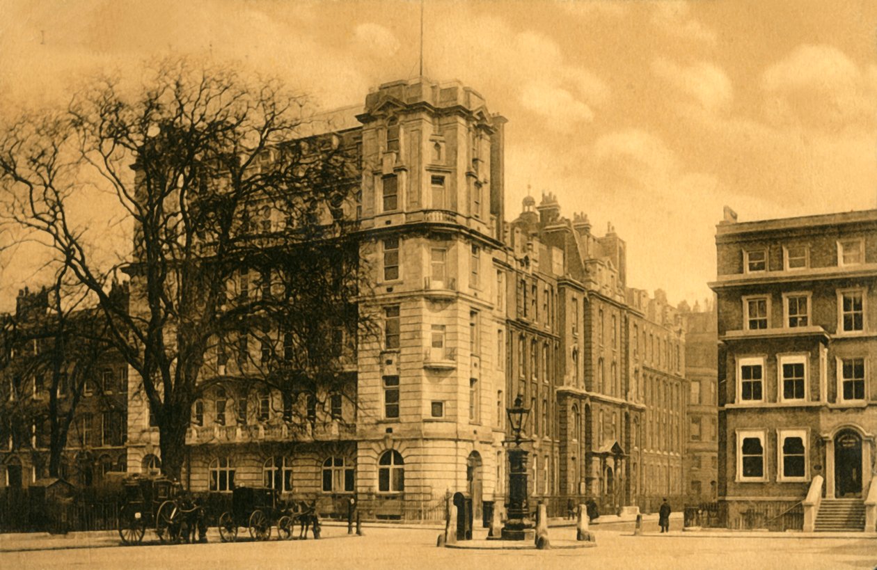 Homøopatisk Hospital, Queen Square, c1910. af Unbekannt