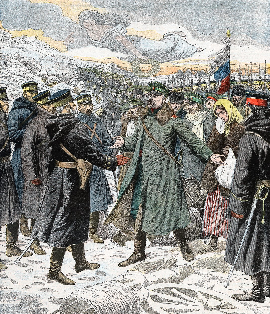 Ærede overgivelse, Port Arthur, russisk-japanske krig, 1904-5 af Unbekannt