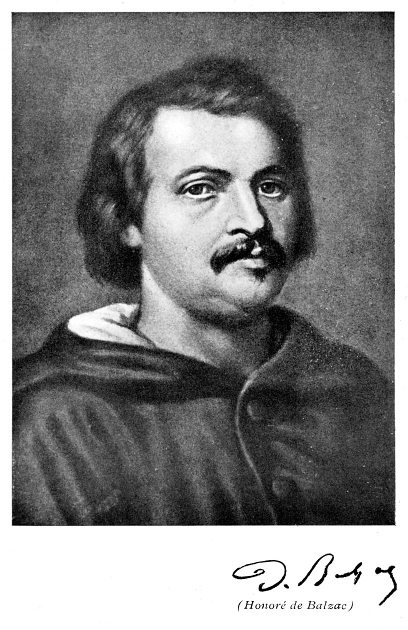 Honore de Balzac 1799-1850, fransk romanforfatter og litteraturkritiker af Unbekannt