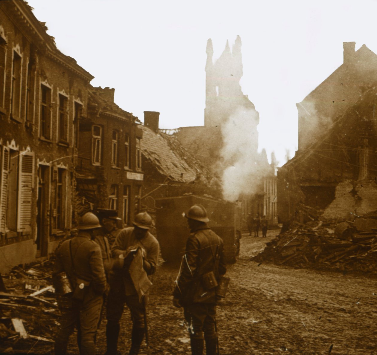 Hooglede, Flandern, Belgien, 1918 af Unbekannt