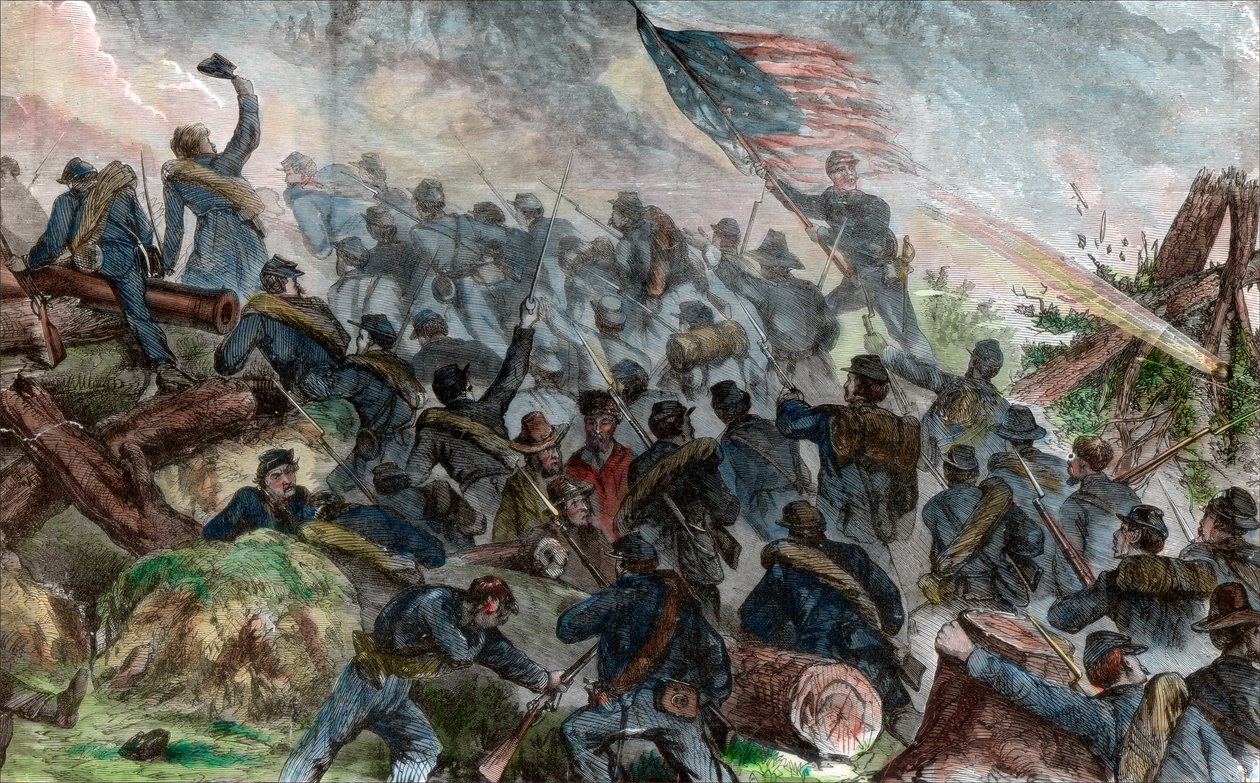 Hookers Battle, amerikansk borgerkrig, 26. november 1863 af Unbekannt
