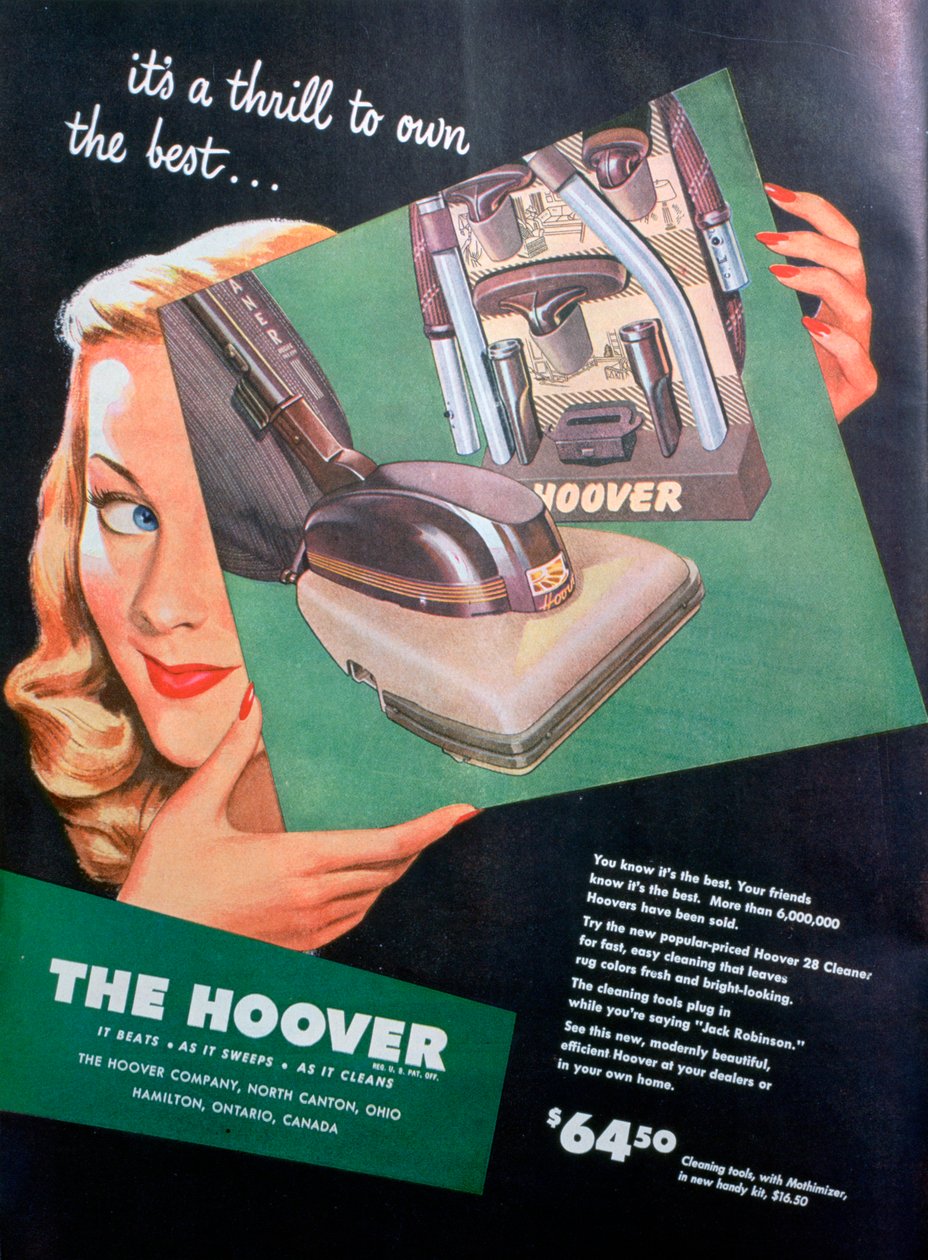 Hoover-annonce, 1946 af Unbekannt