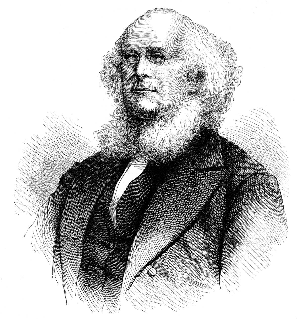 Horace Greeley, amerikansk avisredaktør, politiker og reformator, c1880 af Unbekannt