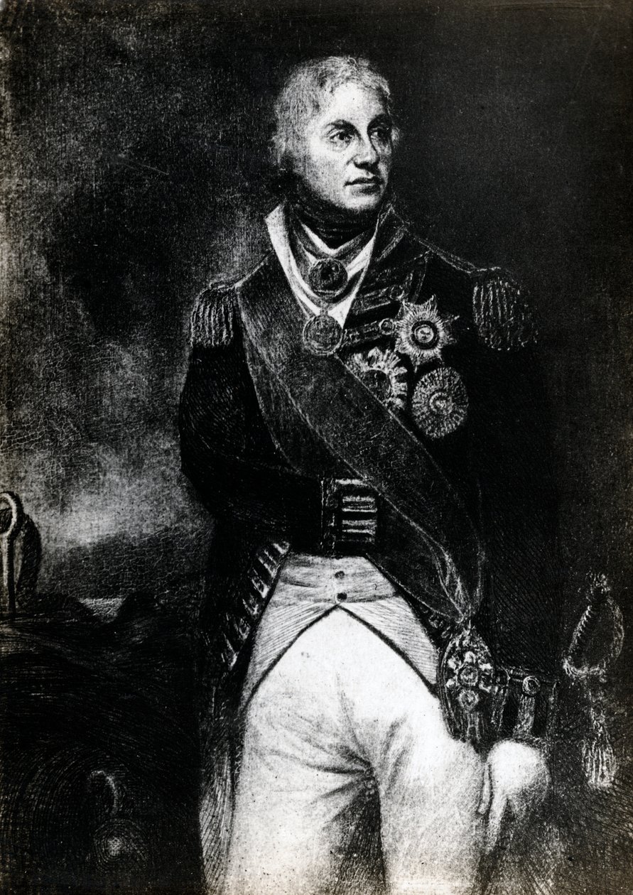 Horatio Nelson, 1. Viscount Nelson, engelsk flådekommandant, 1800-tallet af Unbekannt