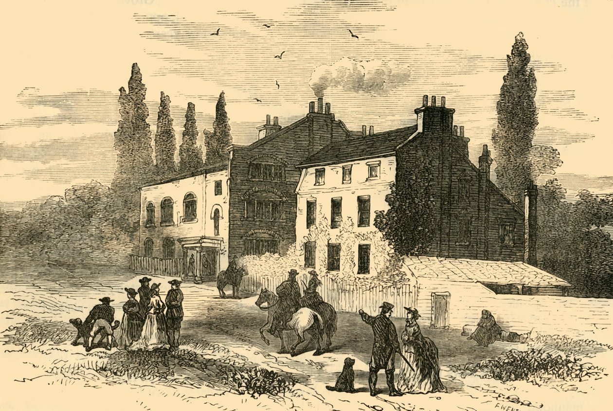 Hornsey Wood House, 1800, c1876. af Unbekannt