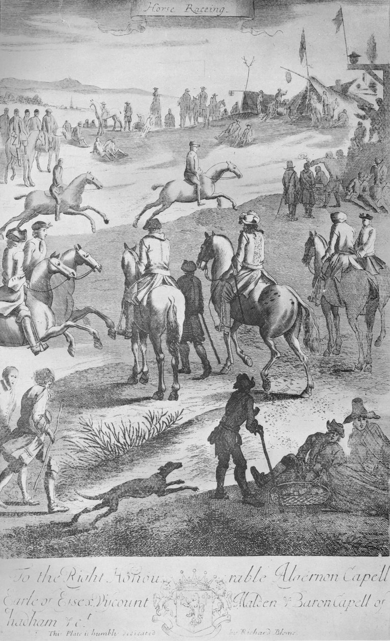 Hestevæddeløb, c1650-1700, 1911 af Unbekannt