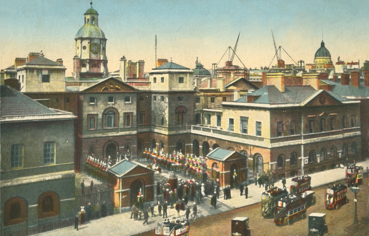 Horse Guards, Whitehall, London, c1910. af Unbekannt
