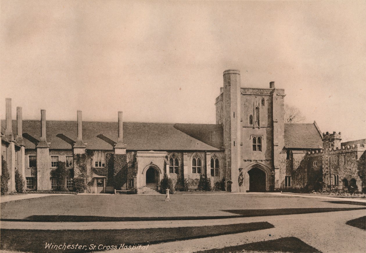 Hospital of St Cross, Winchester, Hampshire, begyndelsen af det 20. århundrede af Unbekannt
