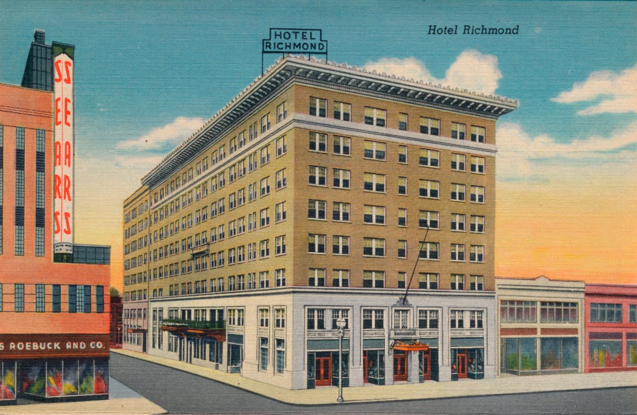 Hotel Richmond, Augusta, Georgia, 1943 af Unbekannt
