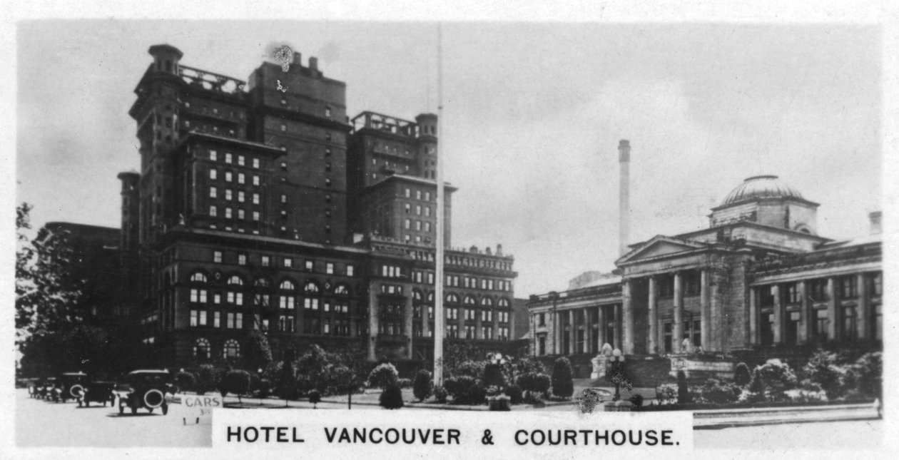Hotel Vancouver og Courthouse, Canada, c1920
