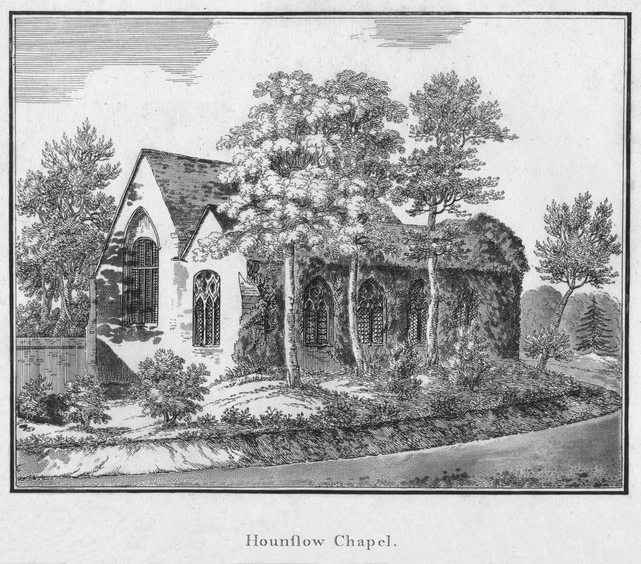 Hounslow Kapel, c1792 af Unbekannt