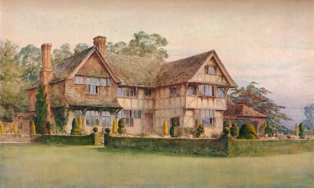 Hus ved Rusper, nær Horsham, Sussex, c1911 af Unbekannt