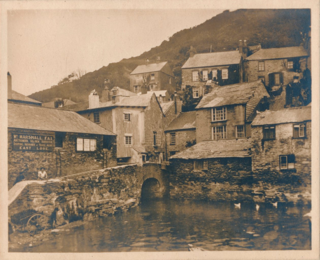 Hus på rekvisitter - Polperro, 1927 af Unbekannt