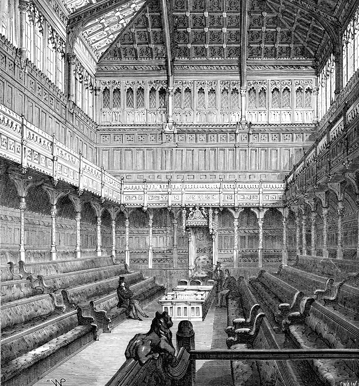 Underhuset, Westminster, London, 1900 af Unbekannt