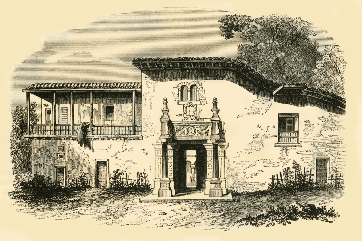 House of Pizarro, Cuzco, 1890. af Unbekannt
