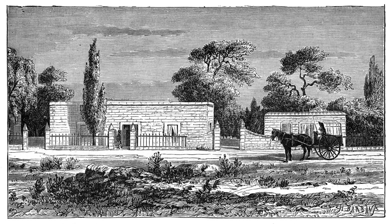 En rig boers hus, Sydafrika, c1890 af Unbekannt
