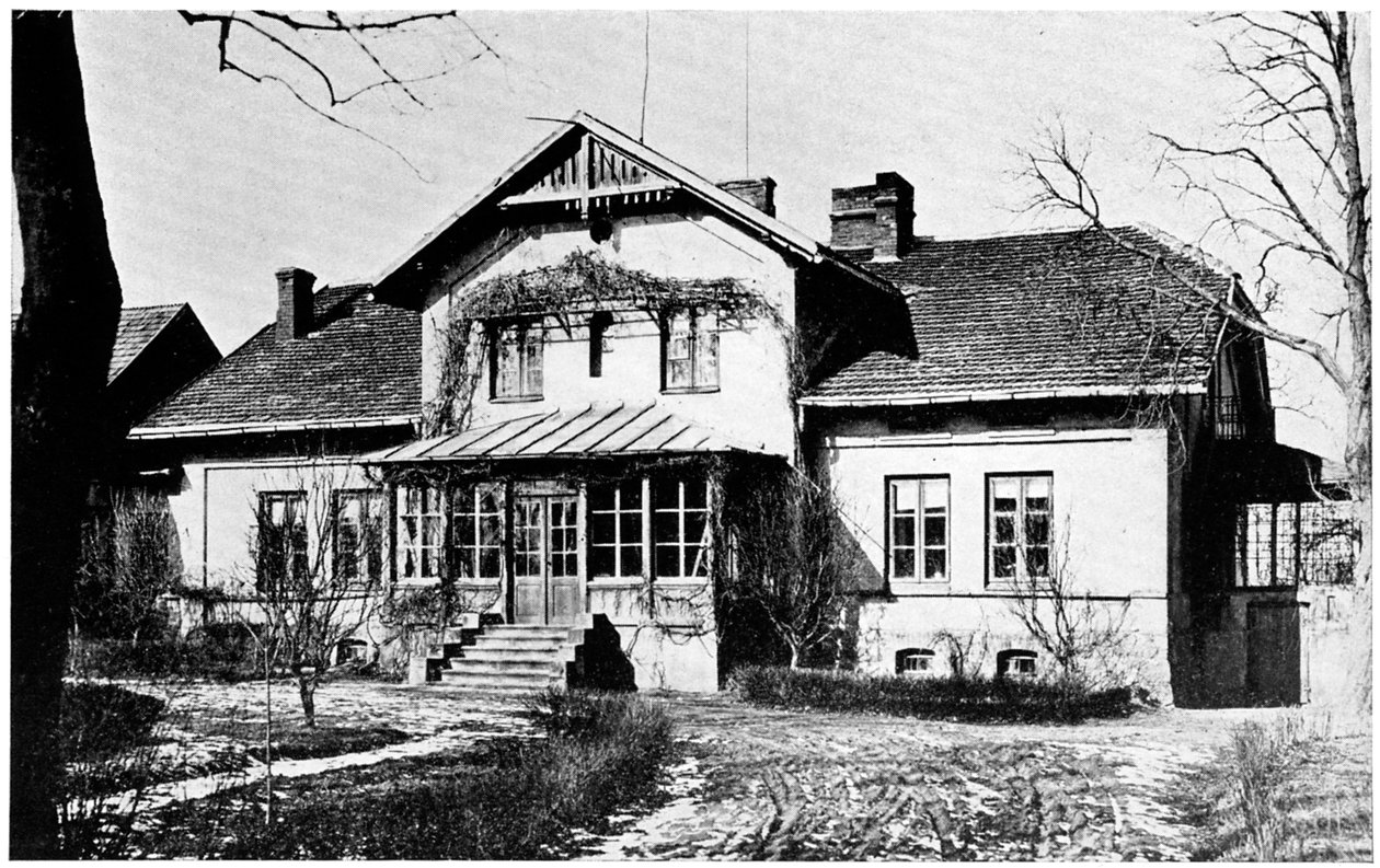 Hus, hvor Marie Curie var guvernante, c1887 af Unbekannt