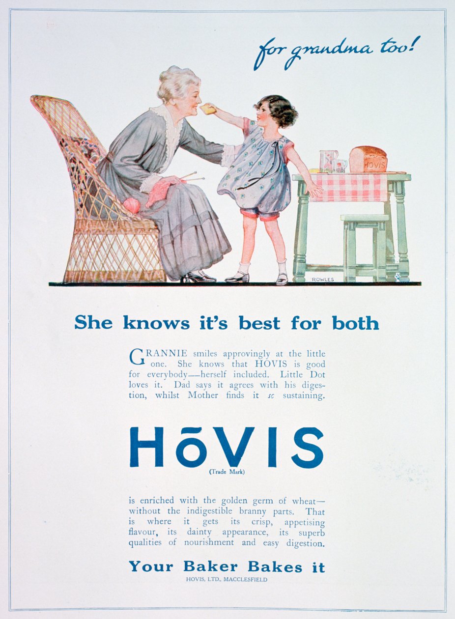 Hovis brødannonce, 1923 af Unbekannt