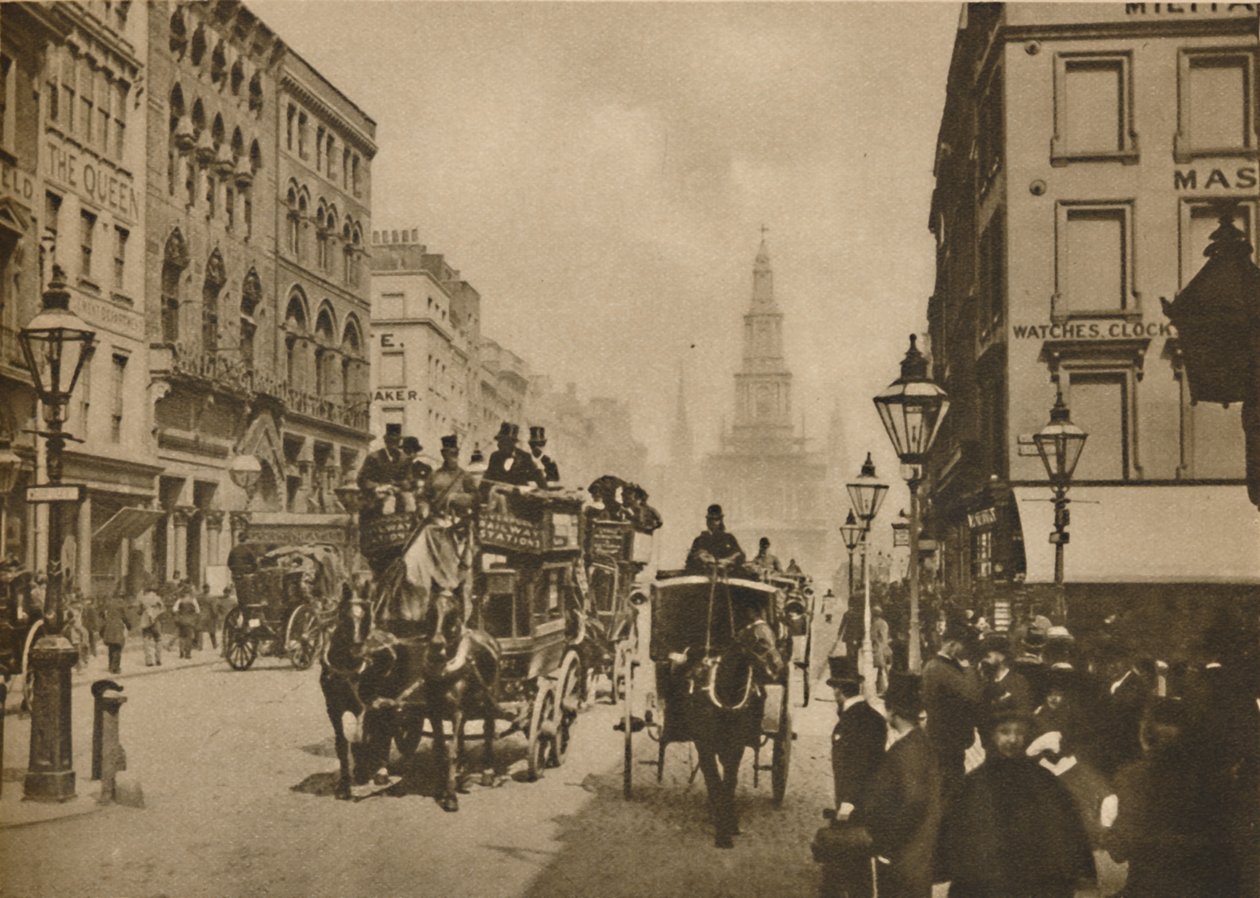 Hvordan London har ændret sig siden toppers blev båret af udefrakommende passagerer, c1900, c1935. af Unbekannt