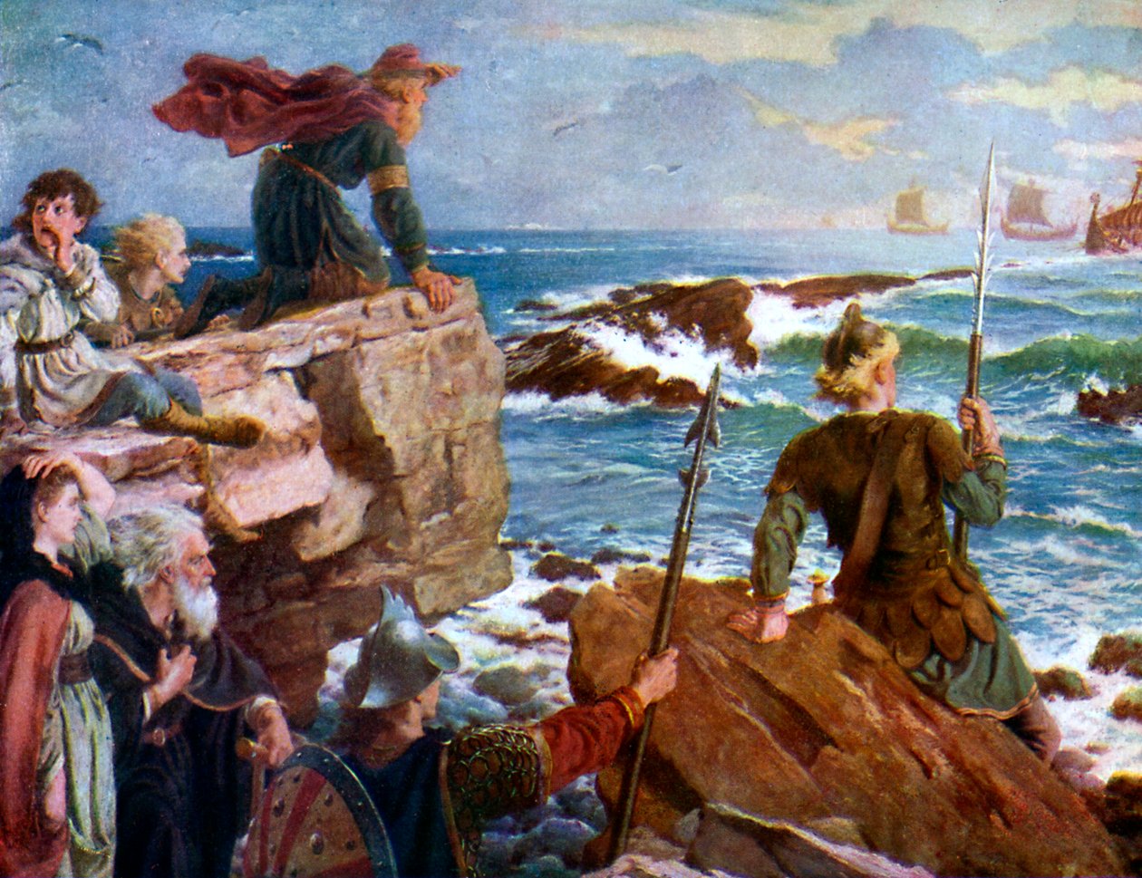 Hvordan danskerne kom op ad Kanalen for tusind år siden, 1925 af Unbekannt