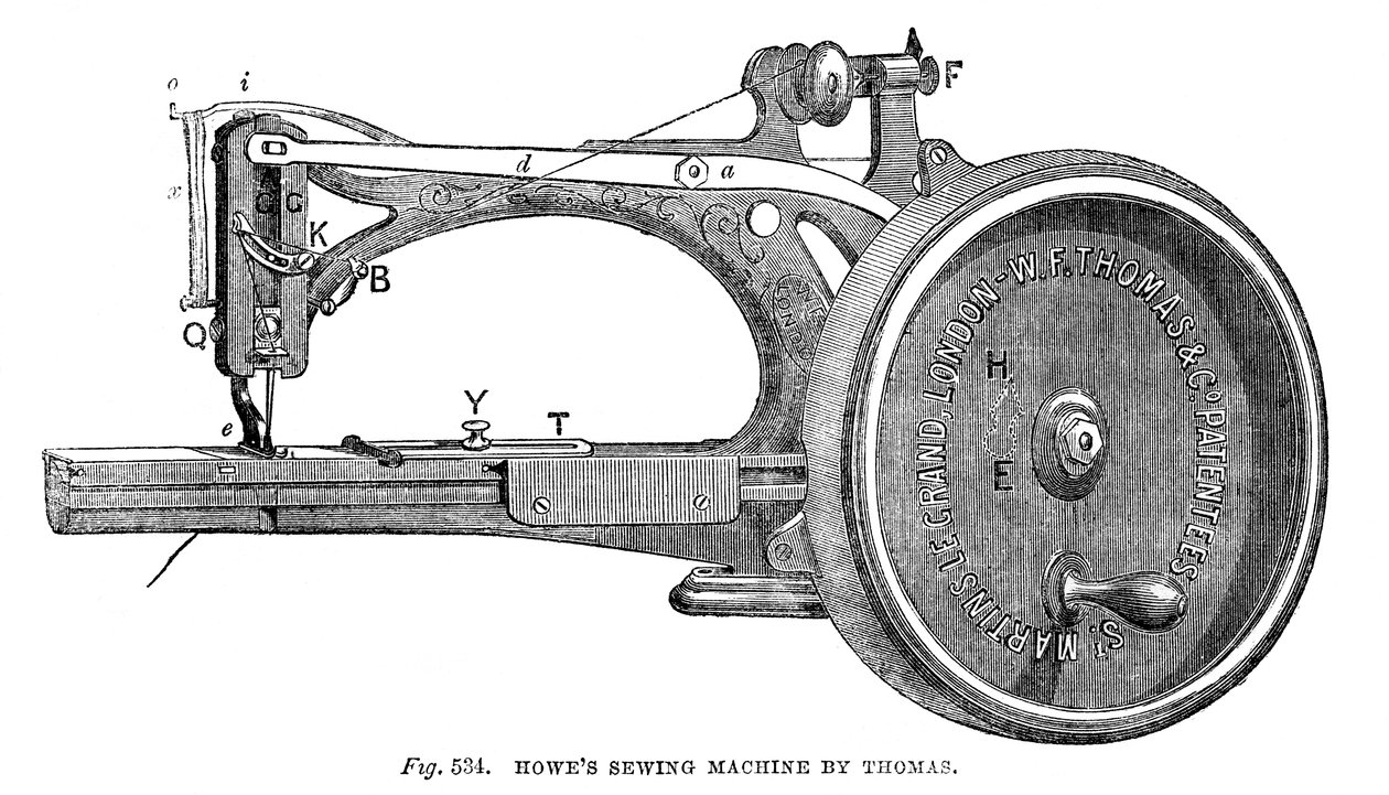 Howes Symaskine, af Thomas, 1866 af Unbekannt