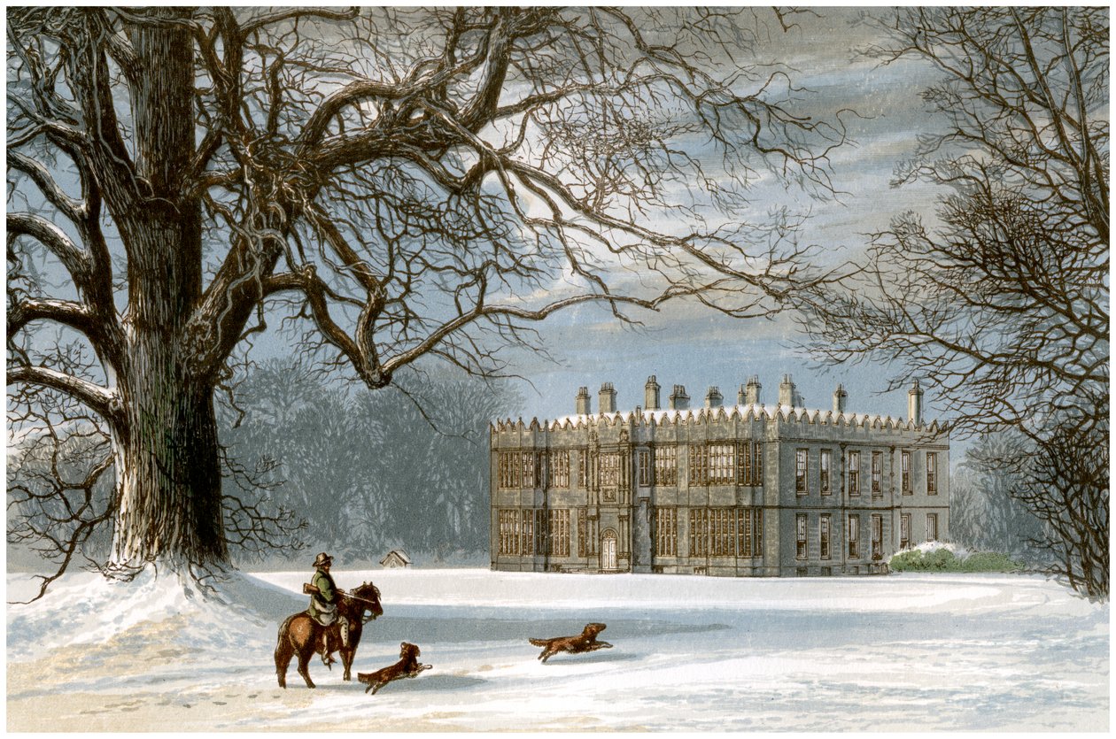 Howsham Hall, Yorkshire, hjemsted for familien Cholmley, c1880 af Unbekannt