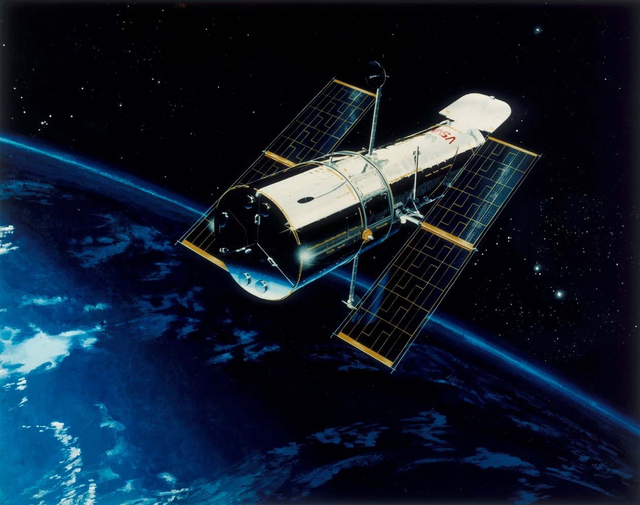 Hubble-rumteleskopet i kredsløb, 1980