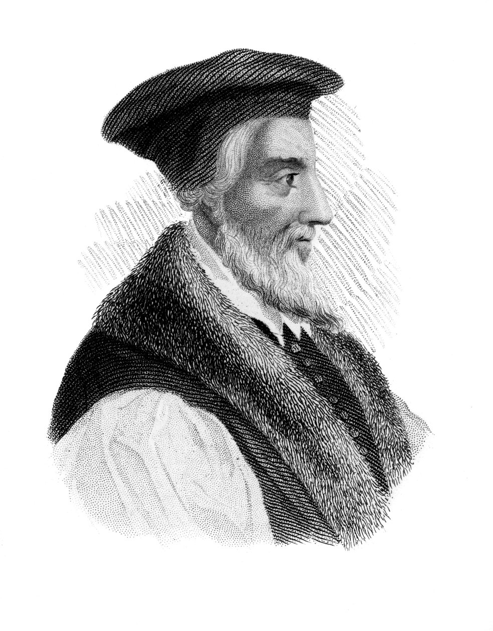 Hugh Latimer, protestantisk martyr, c1850 af Unbekannt