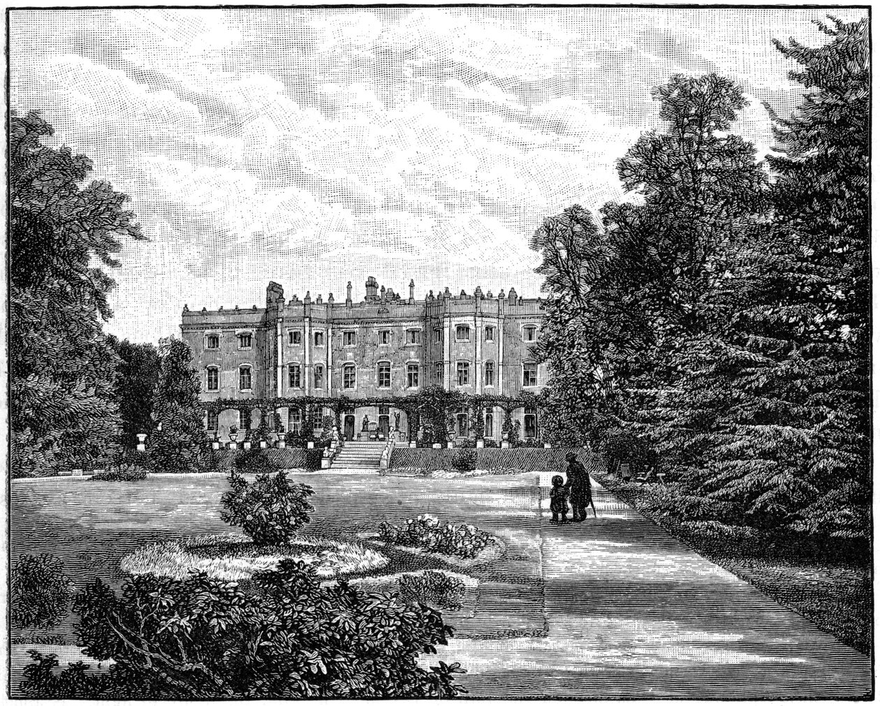 Hughenden Manor, Buckinghamshire, 1900 af Unbekannt