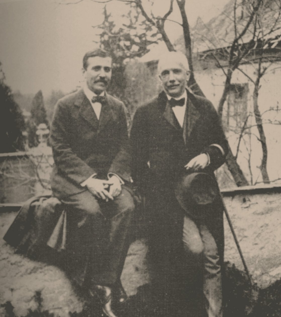 Hugo von Hofmannsthal 1874-1929 og Richard Strauss 1864-1949, 1912. af Unbekannt