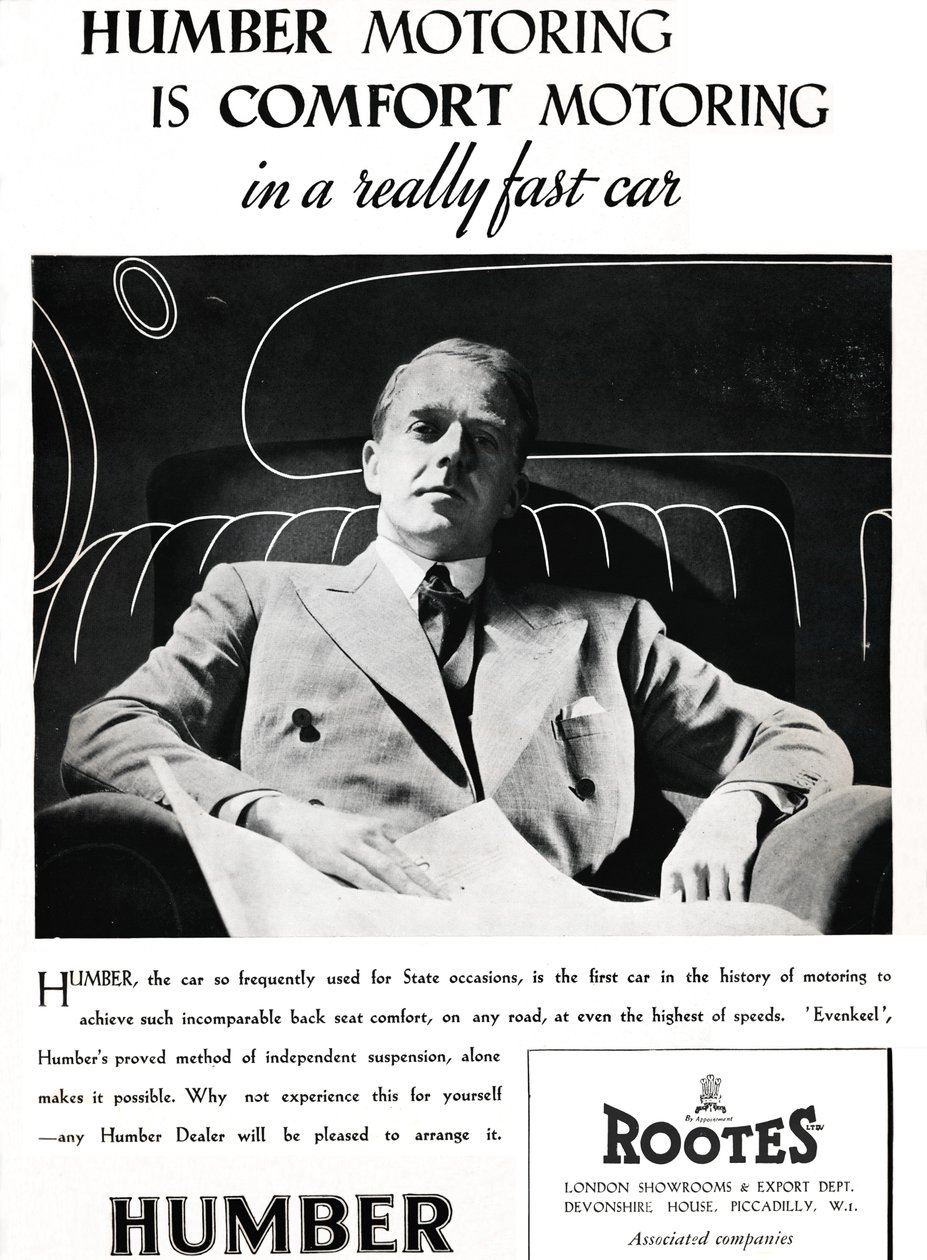 Humber Motoring er Comfort Motoring i en virkelig hurtig bil, 1937 af Unbekannt