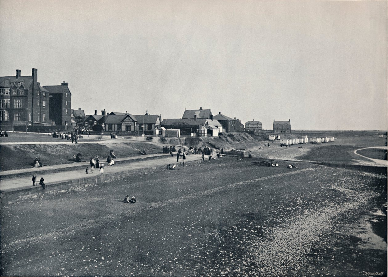 Hunstanton - The Front and Beach, 1895 af Unbekannt