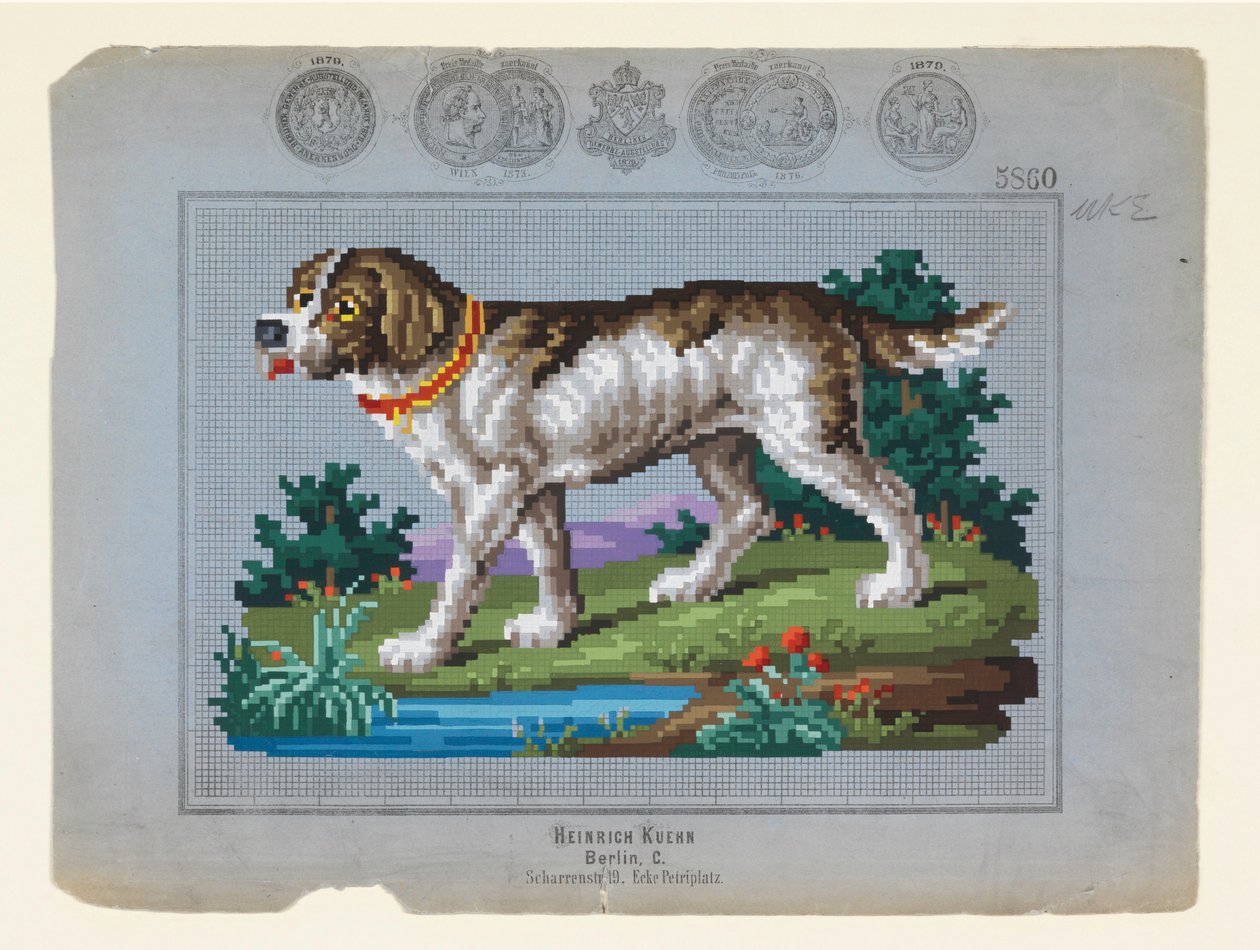 Jagthund, ca. 1879 af Unbekannt
