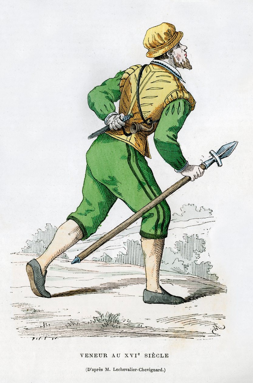Jæger, 1500-tallet 1882-1884 af Unbekannt