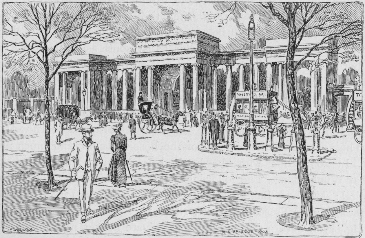 Hyde Park Corner, London, 1903 1911 af Unbekannt