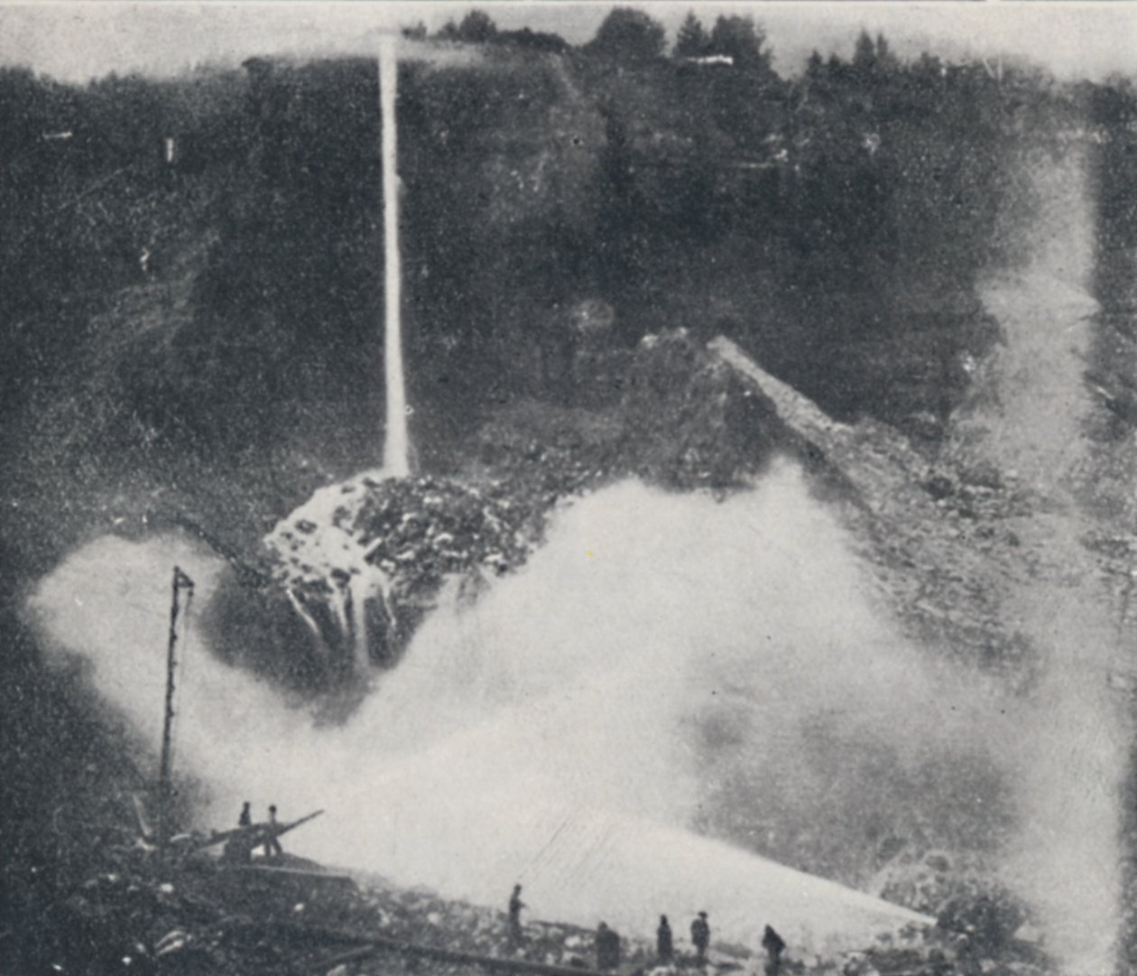 Hydraulisk minedrift, 1923. af Unbekannt