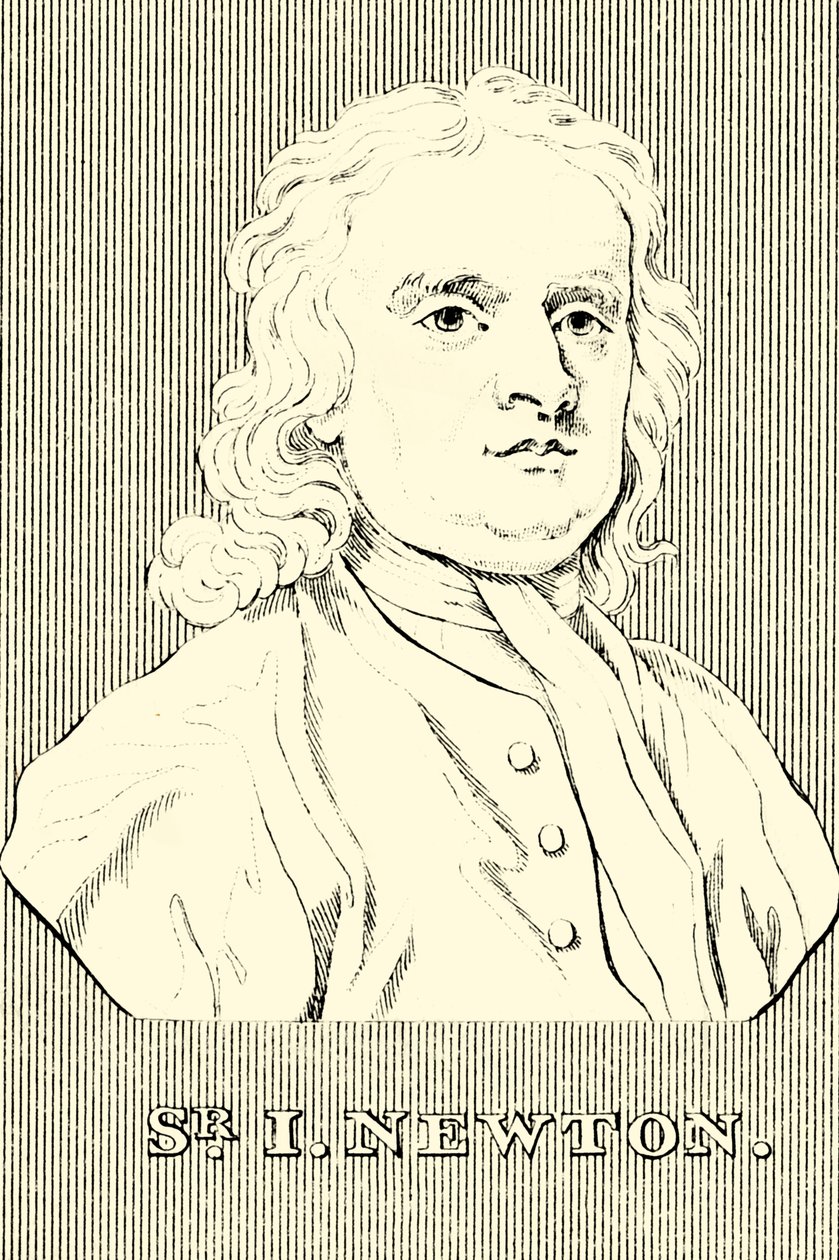 I. Newton, 1642-1727, 1830. af Unbekannt
