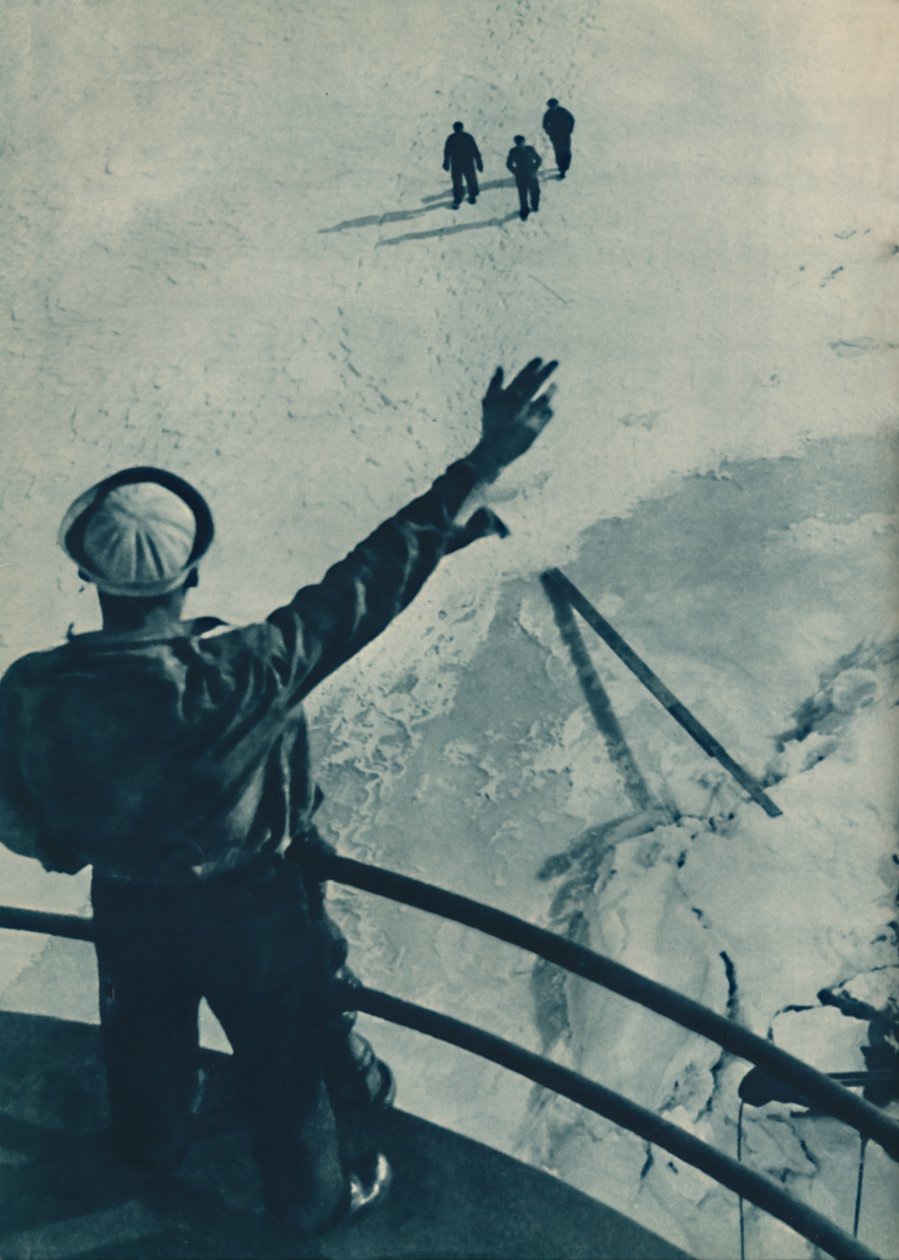 Ice Bridge i U.S.A., 1936 af Unbekannt