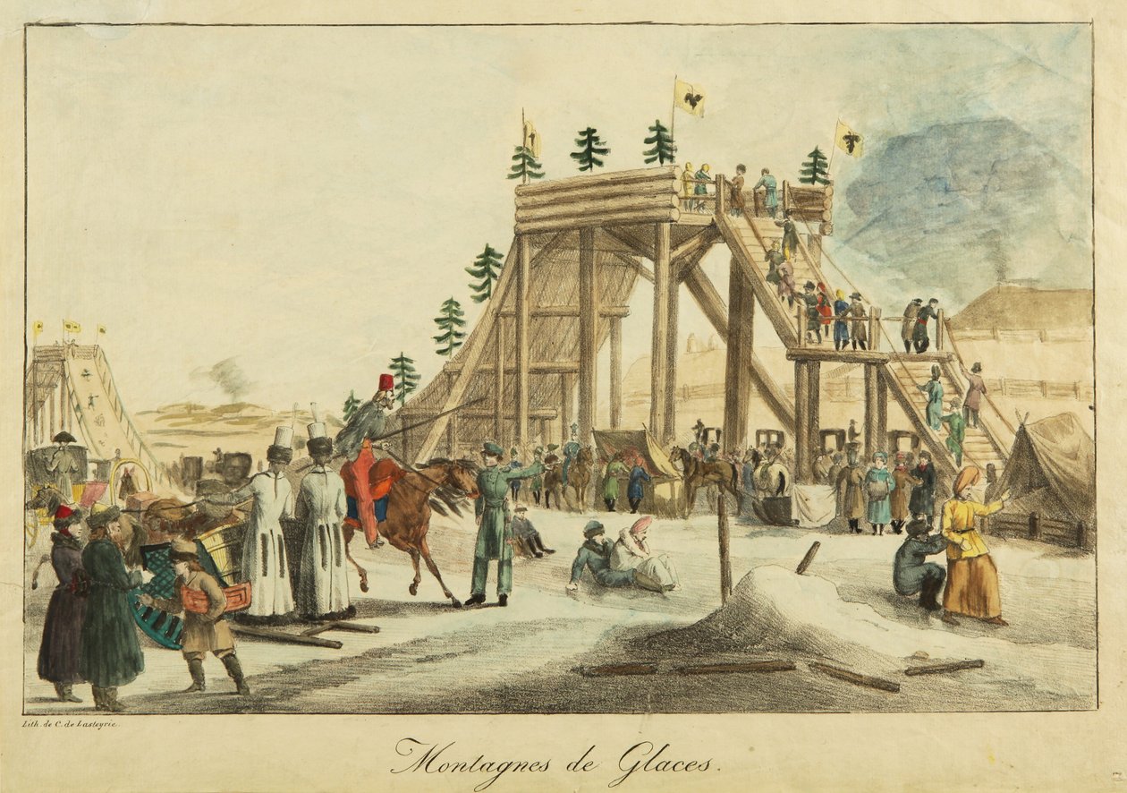 Ice Mountains, ca 1814 af Unbekannt