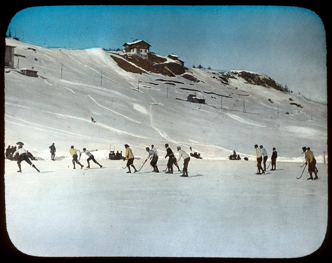 Ishockey, St. Moritz, Schweiz af Unbekannt