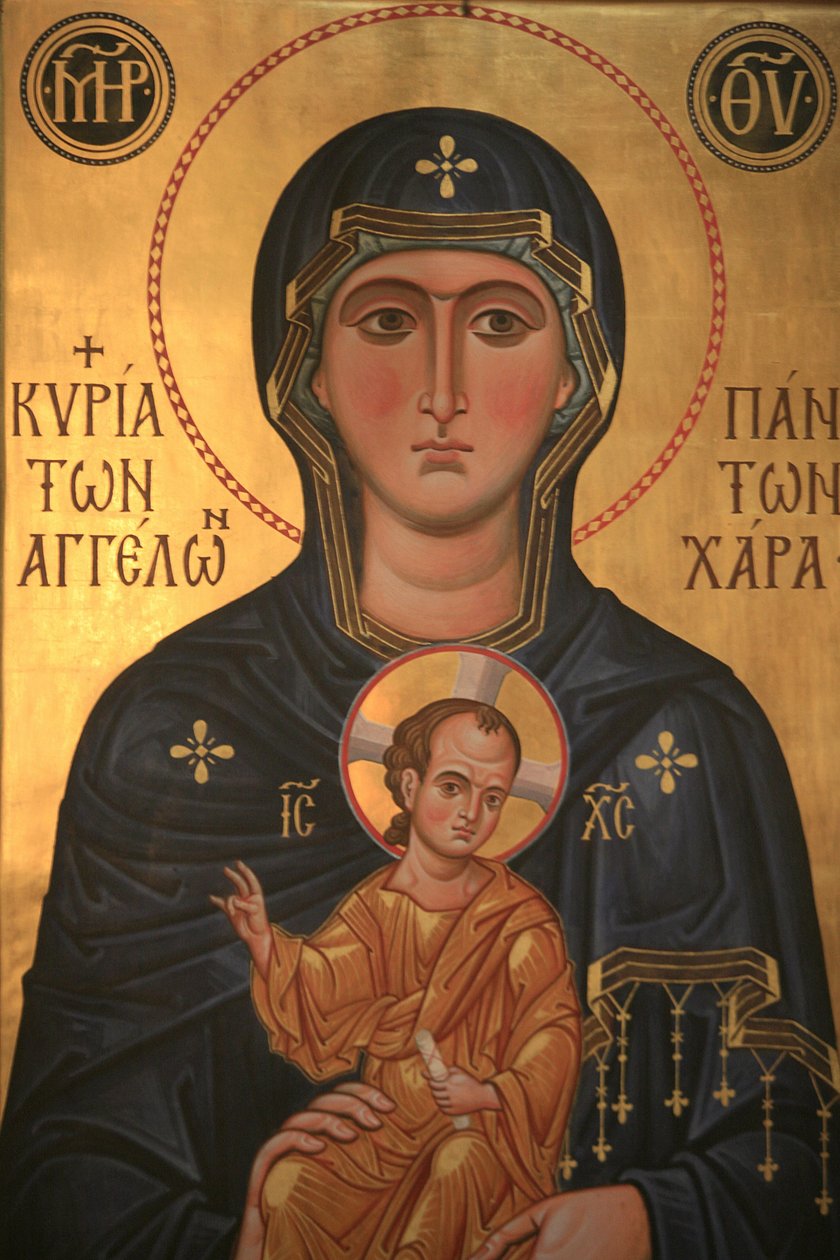 Ikon. Saint-Antoine-le-Grand ortodokse kirke Saint-Laurent-en-Royans Frankrig af Unbekannt