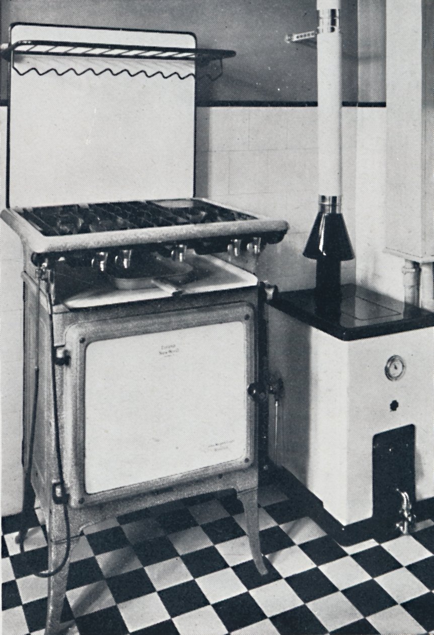 Ideal Boilers & Radiators Ltd. - I sort og hvid eller gråmeleret, denne gaskedel er glasagtig en af Unbekannt