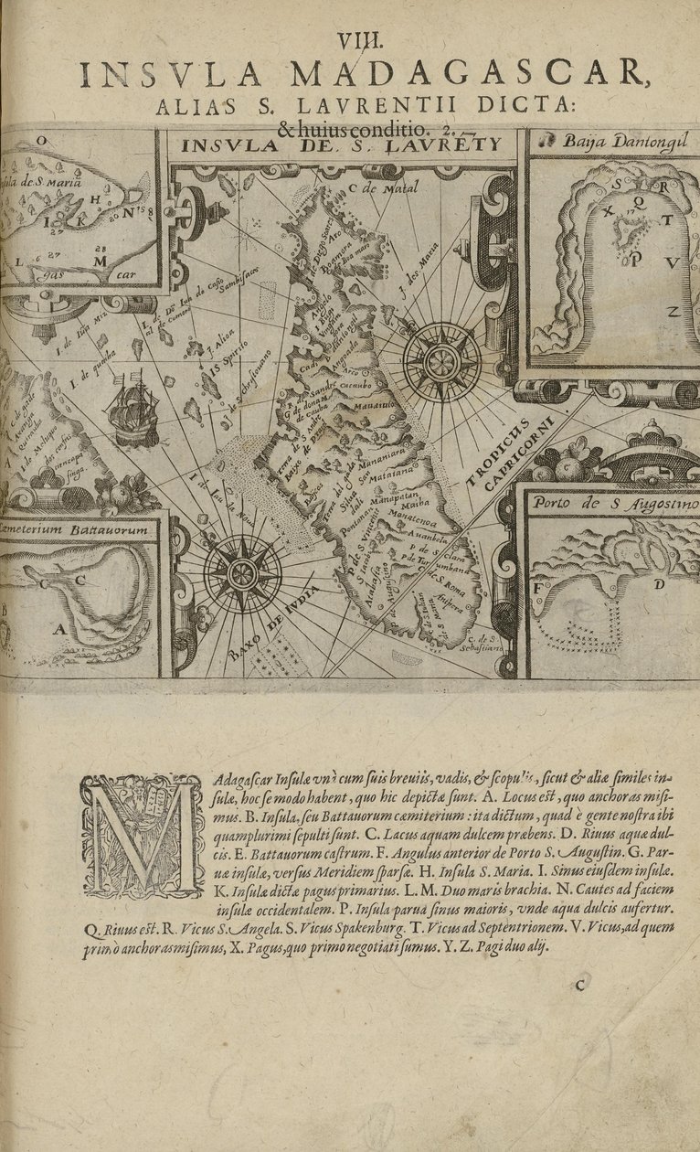 Illustration taget fra bogen India Orientalis af ukendt forfatter og udgivet af Excudebat Matthaeus Beckerus Francofurti, 1598-1628 (de, 1601) af Unbekannt