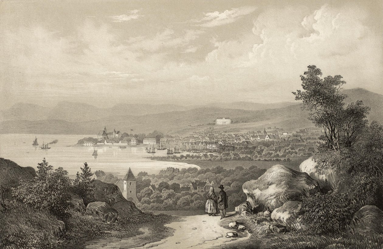Illustration hentet fra bogen Norge produceret i tegninger af Asbjørnsen, P.Chr. og udgivet af Chr. Tønsberg (nr. 1848) af Unbekannt
