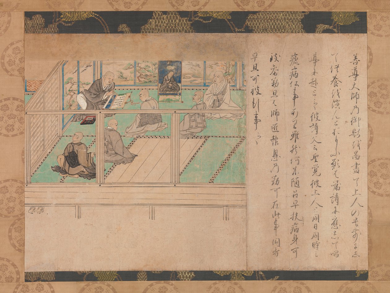 Illustreret biografi om Honen Shuikotokuden-e, ca. 1310-20. af Unbekannt