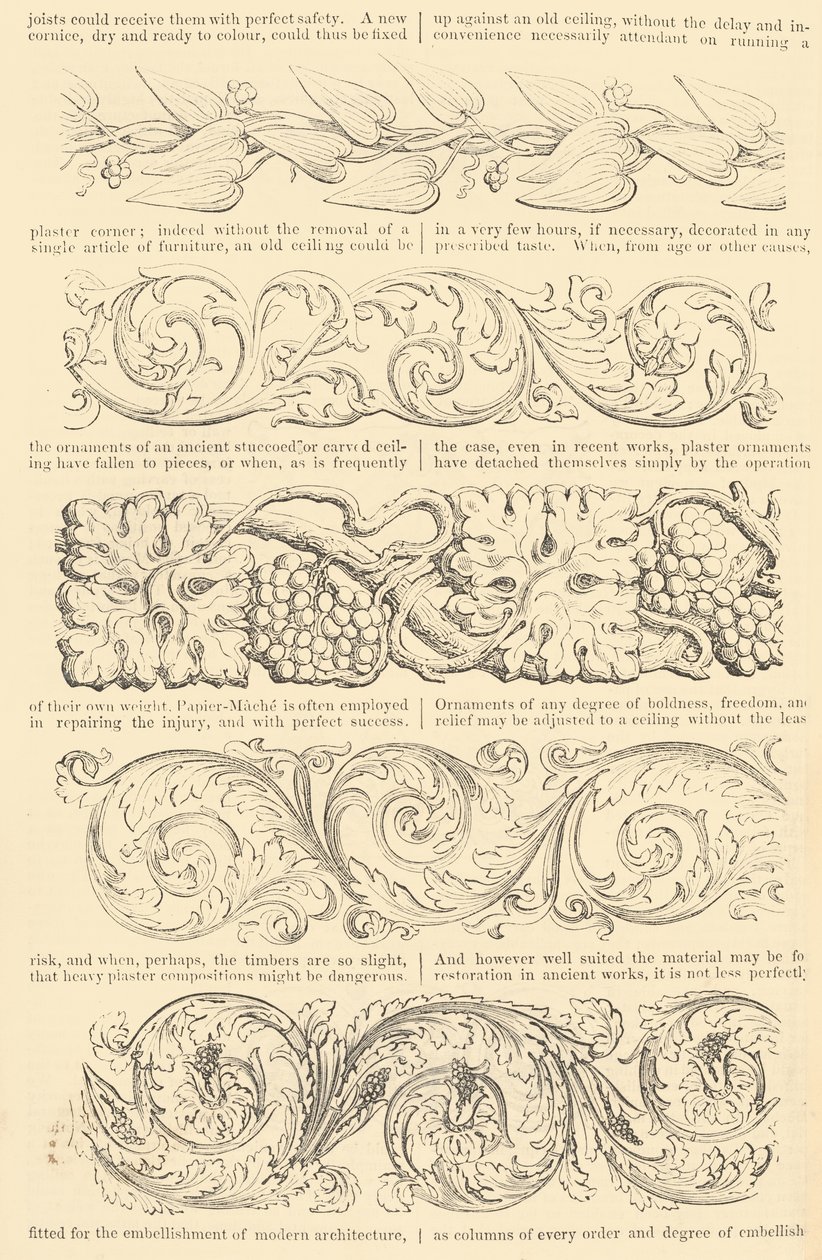 Illustreret tarif af de forbedrede Papier-Mâché billedrammer, også, beriget Mou..., [ca. 1847]. af Unbekannt