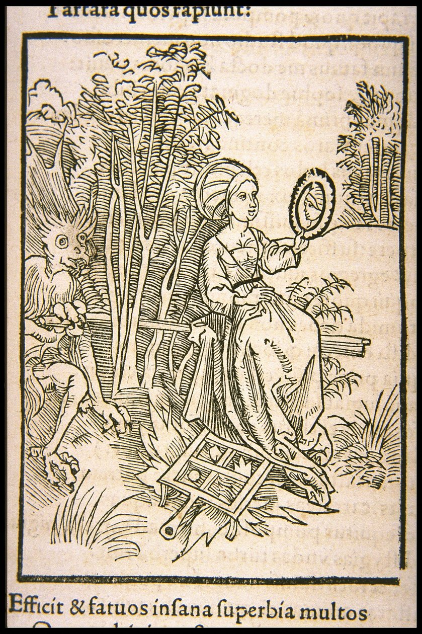 Illustration til bogen Ship of Fools af Sebastian Brant, 1497. af Unbekannt