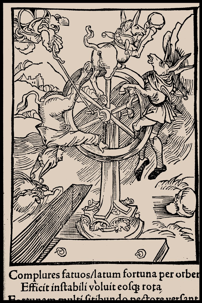 Illustration til bogen Ship of Fools af Sebastian Brant, 1497. af Unbekannt