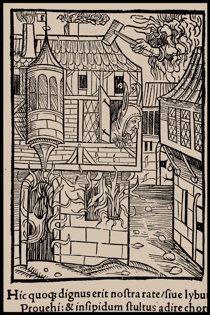 Illustration til bogen Ship of Fools af Sebastian Brant, 1497. af Unbekannt